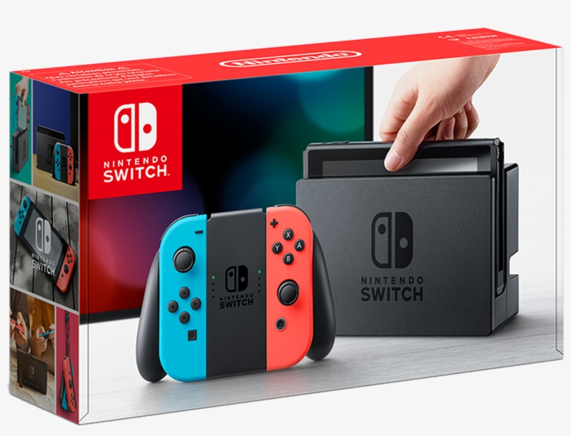 Nintendo Switch Console With Blue & Red Joy-con - Special Edition Nintendo Switch, transparent png