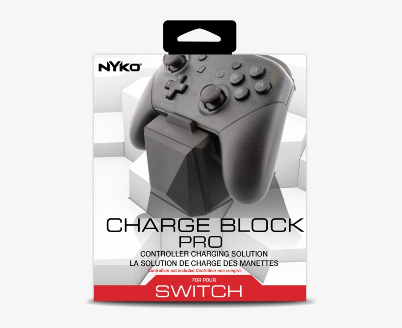 Pro Controller Packaging Power Up Your Switch Joy Con - Nintendo Switch Charge Block, transparent png
