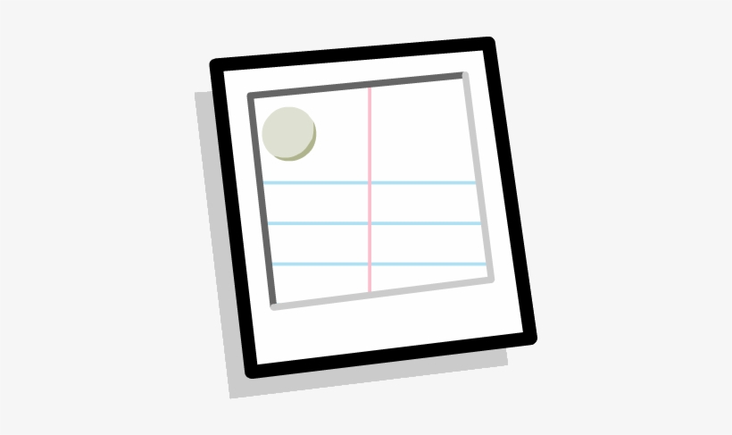 Lined Paper Background Clothing Icon Id - Club Penguin Paper, transparent png