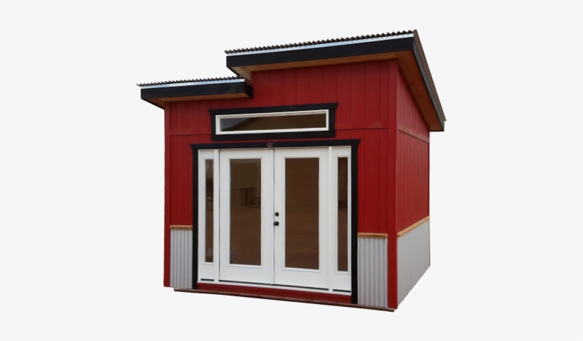 Backyard Modern Shed With Modern Twist - Shed, transparent png