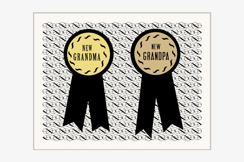 New Grandparents Card - Badge, transparent png