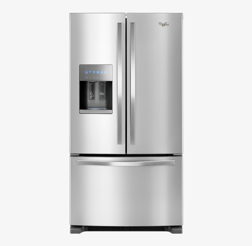 Image For Whirlpool Bottom Freezer And French Doors - Whirlpool Wrf555sdfz, transparent png