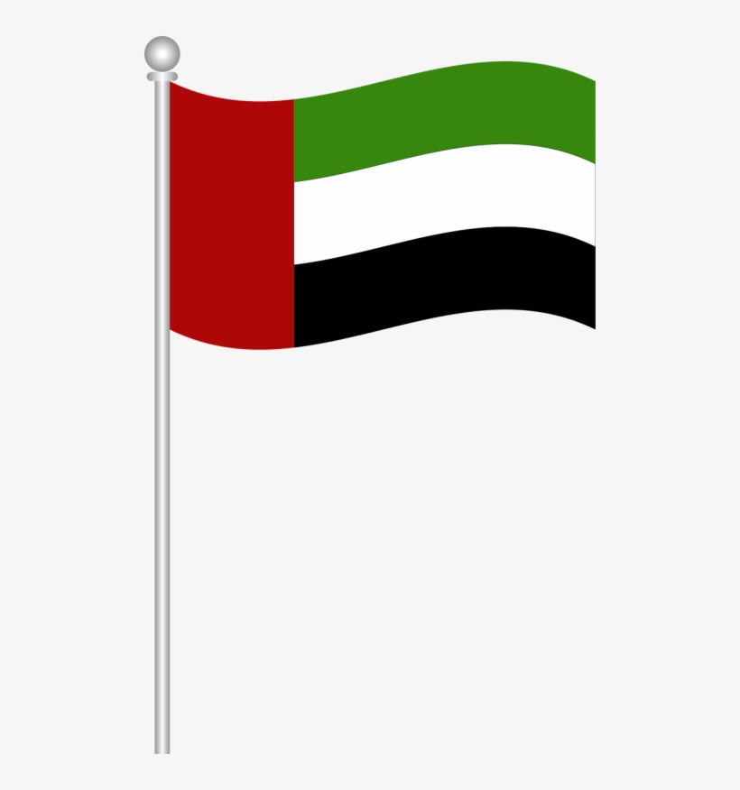 Flag Of Uae,flag,uae,world Flags,free Vector Graphics - Uae Flag Png, transparent png