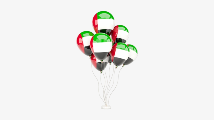 Illustration Of Flag Of United Arab Emirates - Uae Flag Balloon Png, transparent png