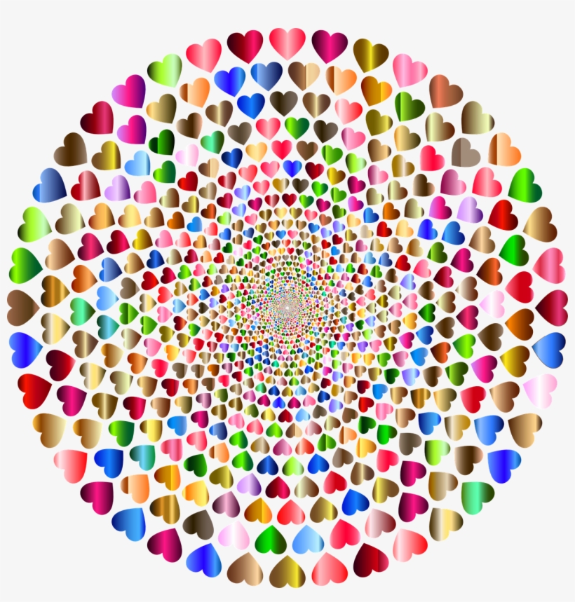 Life's Whirlpool - Colorful Circle Fractal, transparent png
