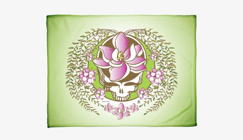 Grateful Dead Green Sugar Magnolia Stealie Coral Fleece - Candd Visionary Grateful Dead - Syf Medium Clear Sticker, transparent png