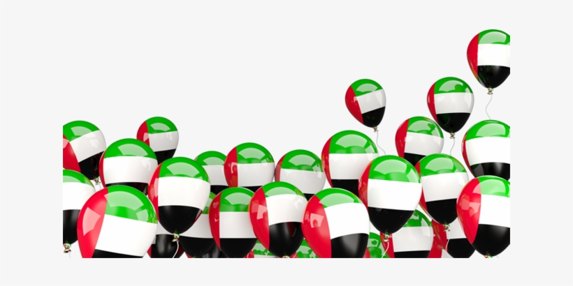 Illustration Of Flag Of United Arab Emirates - Uae Flag Balloons Png, transparent png