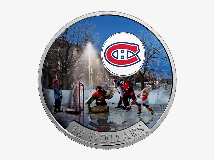 Pure Silver Coloured Coin Passion To Play - Montreal Canadiens Coin, transparent png