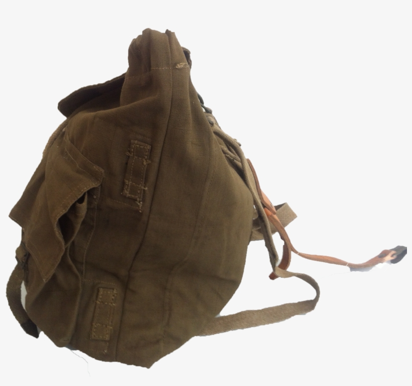 Us Vintage Miitary Green Canvas Rucksack Backpack - Shoulder Bag, transparent png