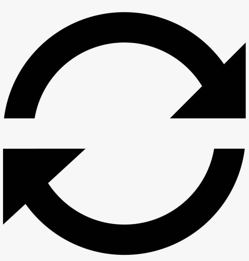 Refresh Page Arrow Button - Две Стрелки По Кругу Png, transparent png