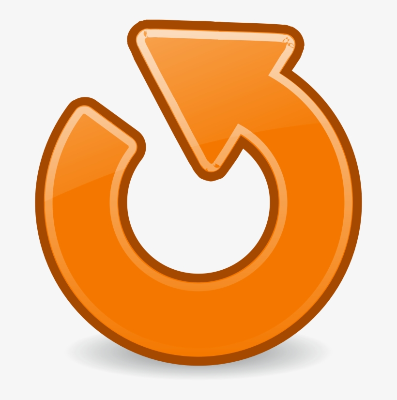 Medium Image - Refresh Icon Png Orange, transparent png