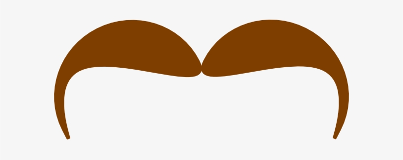Brown Mustache Clip Art, transparent png