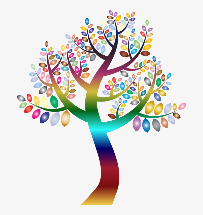 Bienvenido A La Biblioteca Welcome To The Library - Tree With Colorful Leaves, transparent png