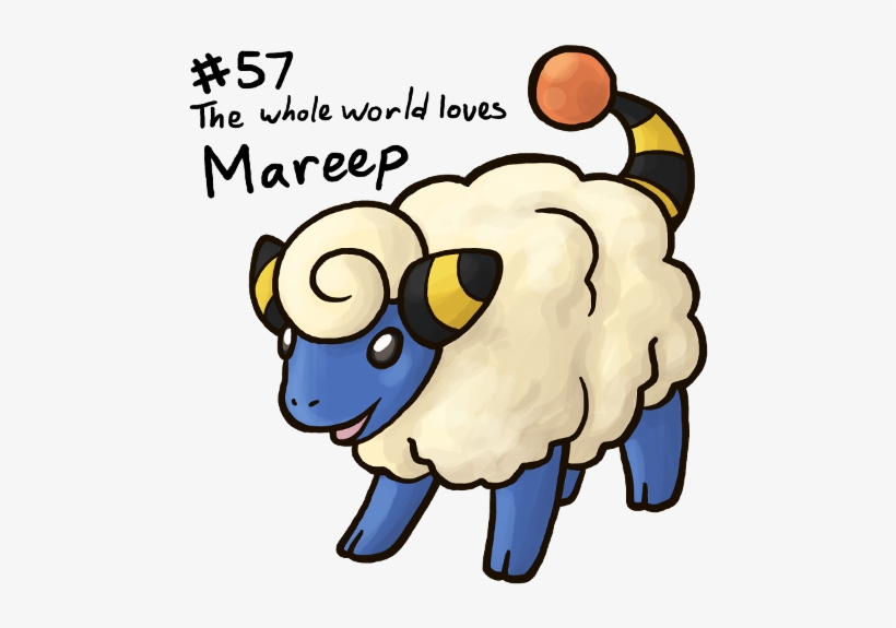 Mareep, transparent png