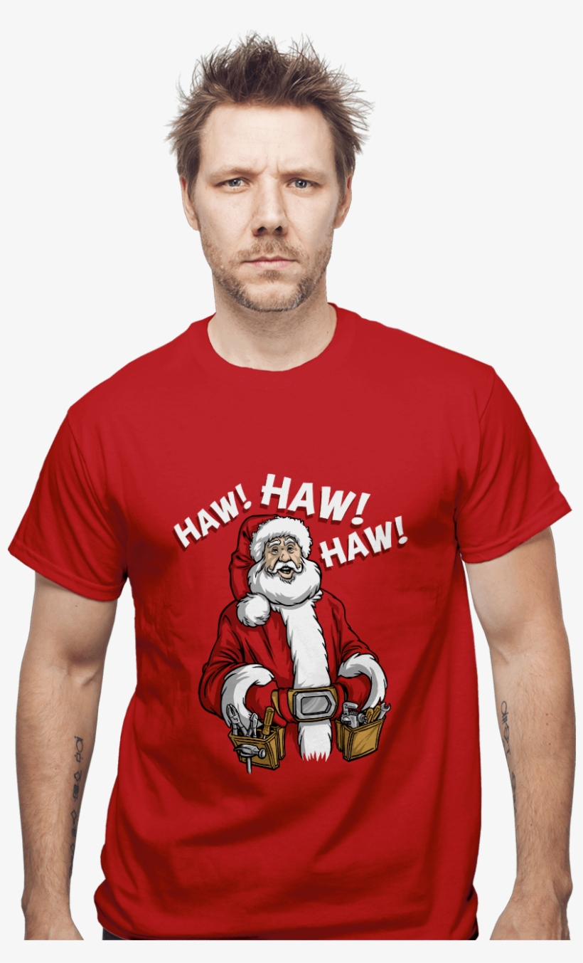 Tim The Toy Man Santa - Funny Christmas T Shirt Men, transparent png