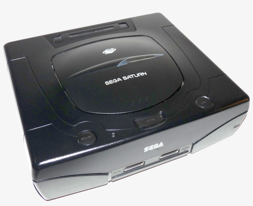 /vr/ - Retro Games - Sega Saturn Console Black, transparent png