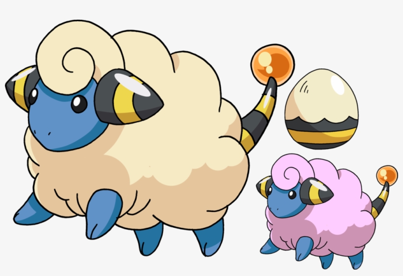 Does That Make Me A Sheep - Mareep Flaaffy Ampharos, transparent png