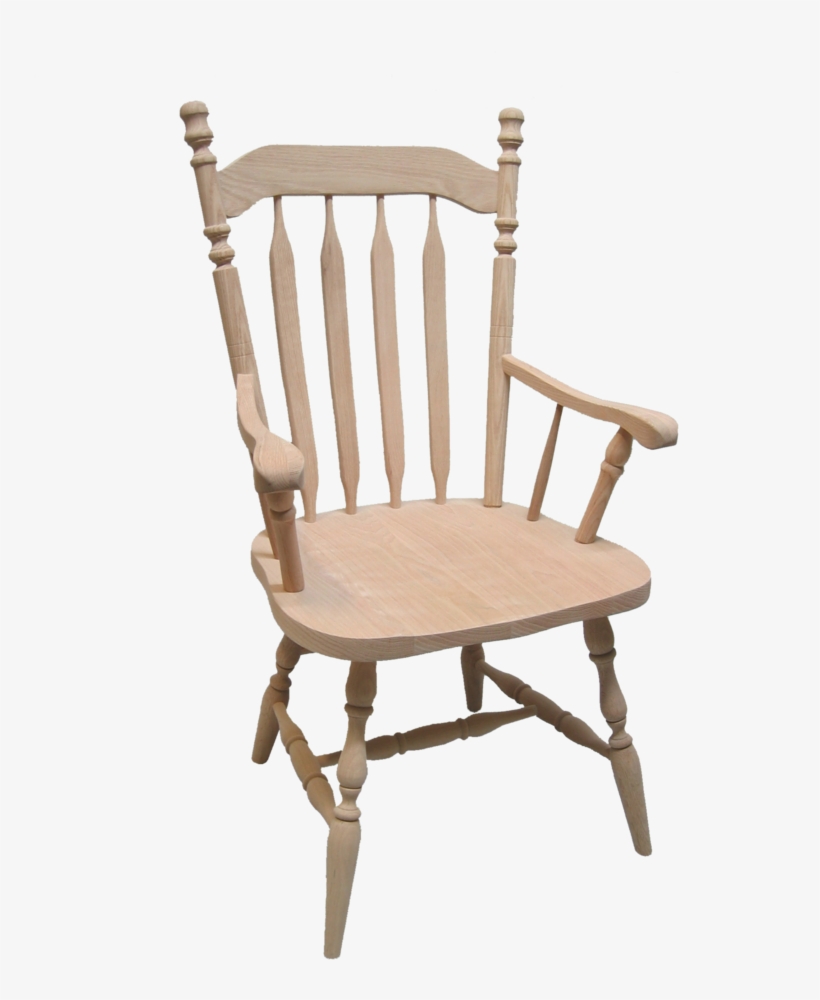 Colonial Bent Arrow Arm Chair - Chair, transparent png