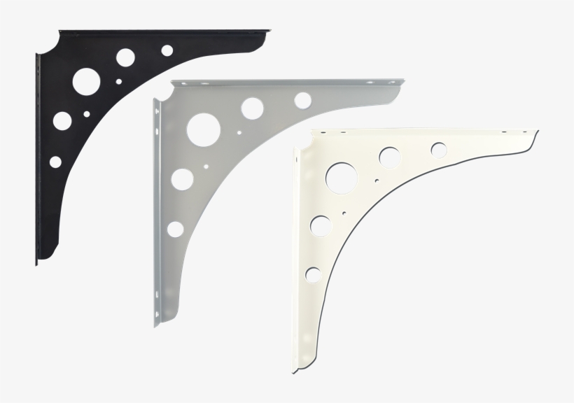 Carinya 200 X 200 X 25 X 2mm White Euro Bracket - Silver, transparent png