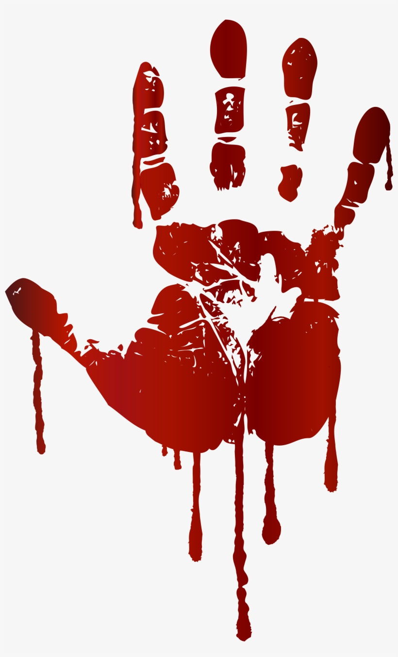 Bloodyhand - Blood Hand Print, transparent png