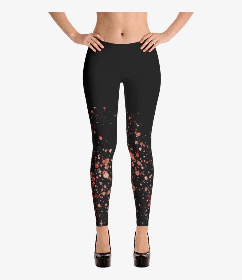 Bloody Hands Funky Leggings - Imagineavalon Christmas Leggings, Christmas Clothing,, transparent png