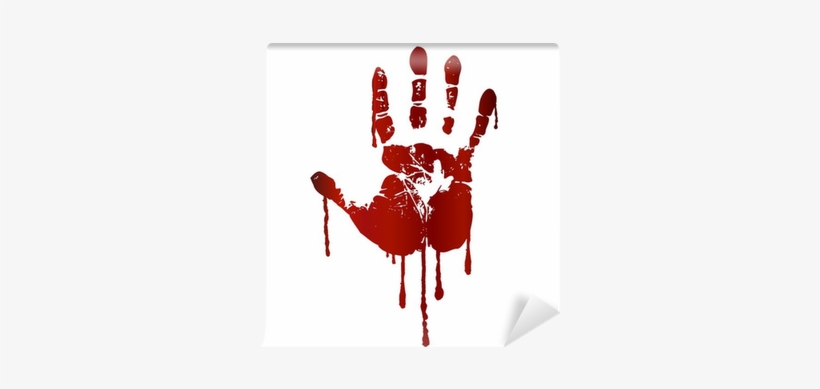 Bloody Hand Print, transparent png