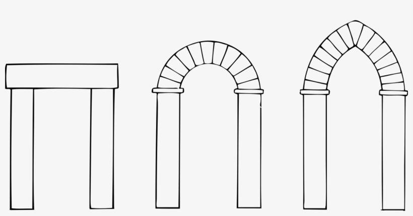 Gateway Arch Freemason's Book Of The Royal Arch Computer - Arch Clip Art Black And White, transparent png