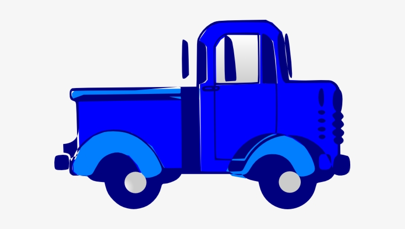 Blue Pickup Truck Clipart, transparent png