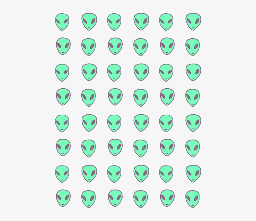 Alien Transparent Tumblr - Transparent Alien Pattern, transparent png