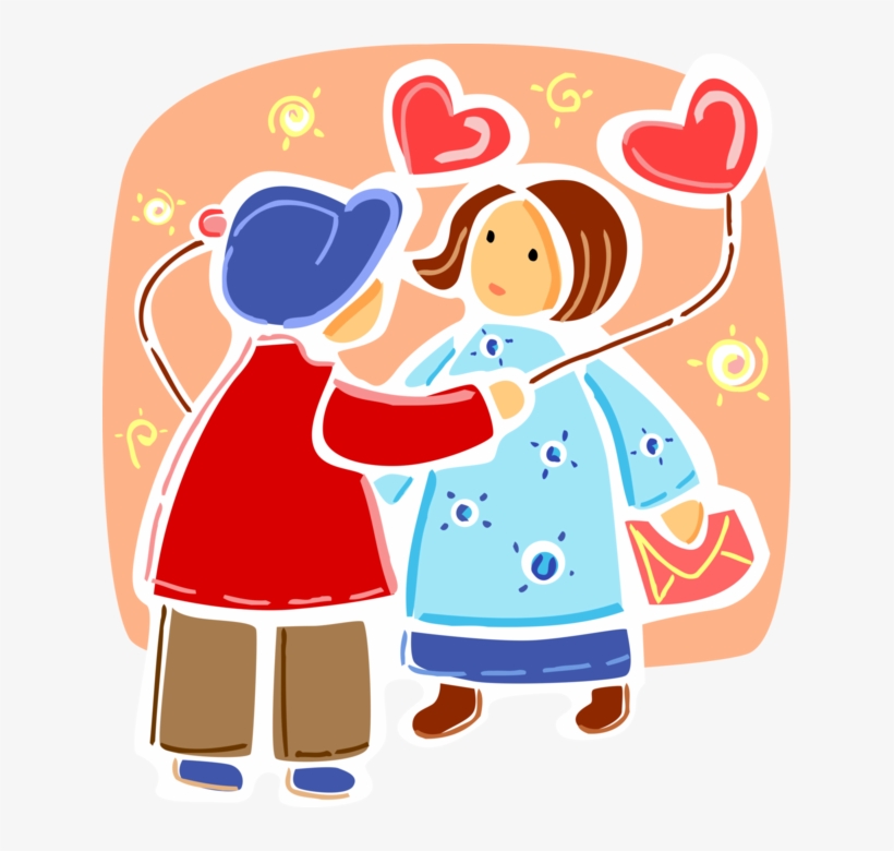Vector Illustration Of Amorous Passionate Young Boy, transparent png