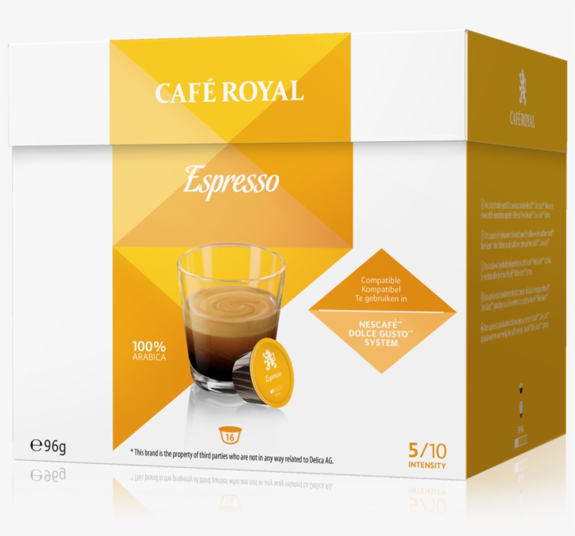 Cafe Royal Espresso Kompatibel Mit Nescafe Dolce Gusto - Cafe Royal Espresso Dolce Gusto Compatible Coffee Pods, transparent png
