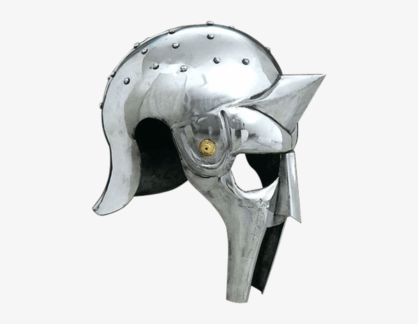 Iron Gladiator Arena Helmet - Gladiator, transparent png