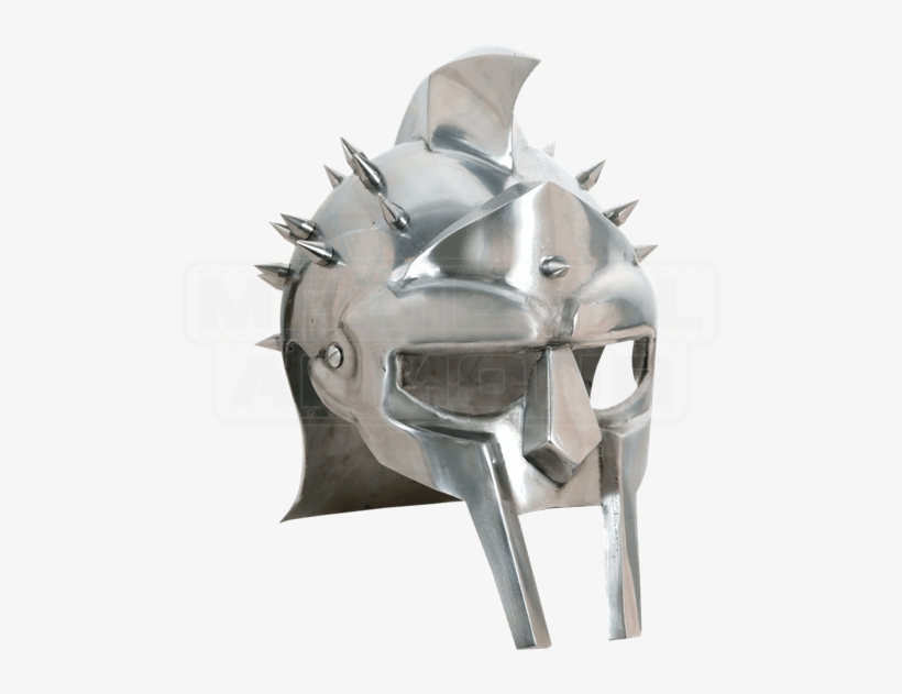 Gladiator Spiked Helmet - Spiked Gladiator Maximus Helmet, transparent png