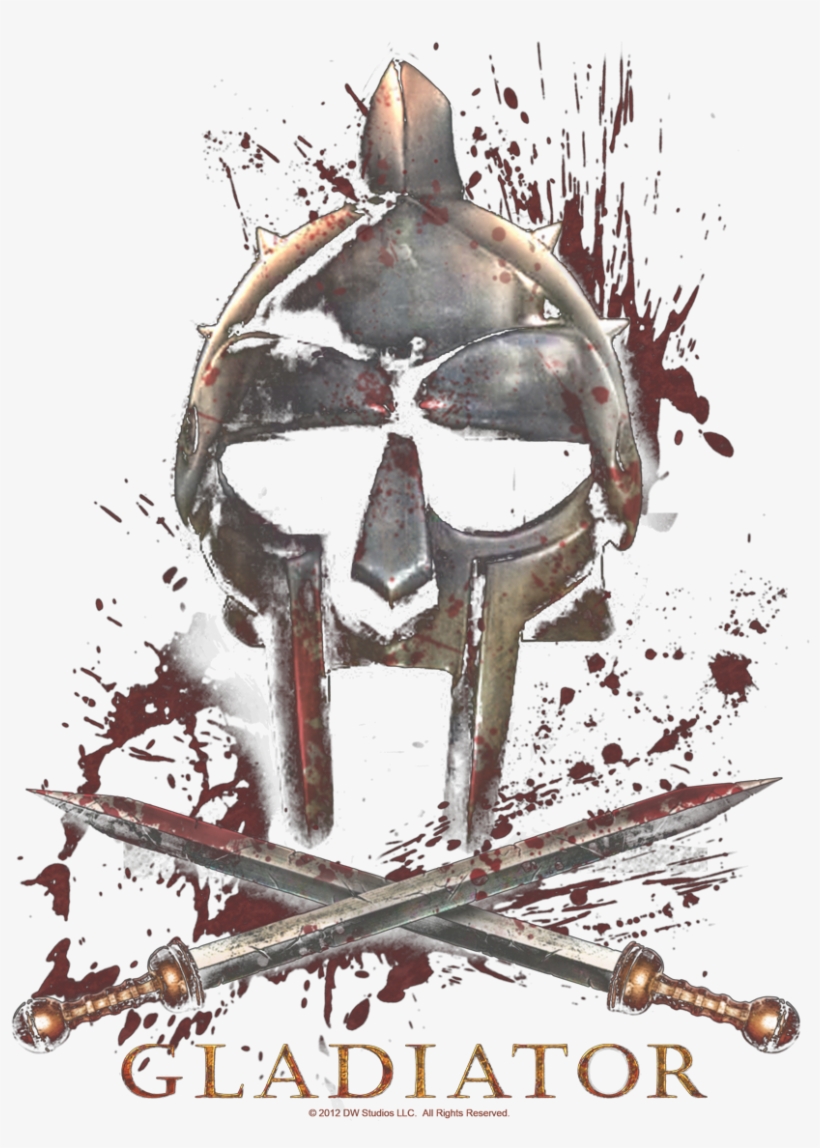 Gladiator Helmet Men's Ringer T-shirt - Long-sleeved T-shirt, transparent png
