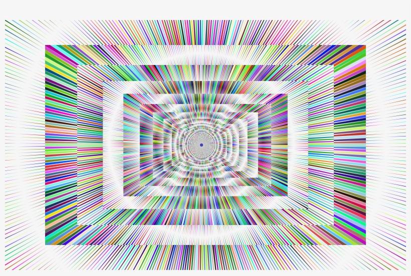 This Free Icons Png Design Of Hypnotic Prismatic Sunburst, transparent png