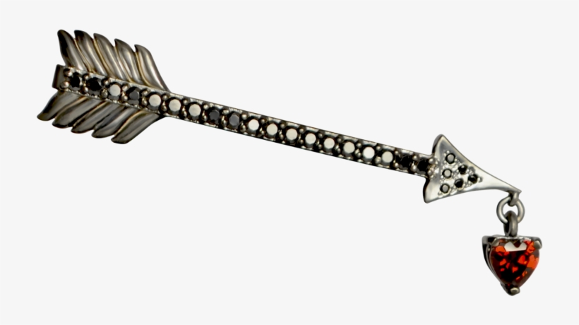 Brooch Cupid's Arrow - Adjustable Spanner, transparent png