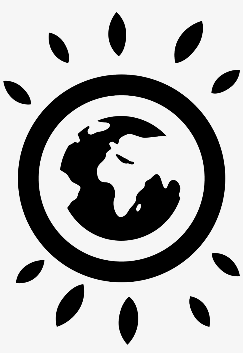 It's A Globe With Some Stylings Around It - Ecosia Png, transparent png