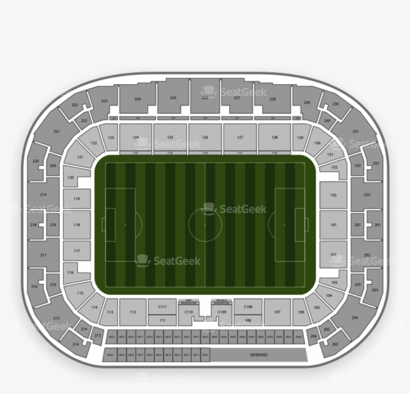 New York Red Bulls At Red Bull Arena Section 205 View - Red Bull Arena, transparent png