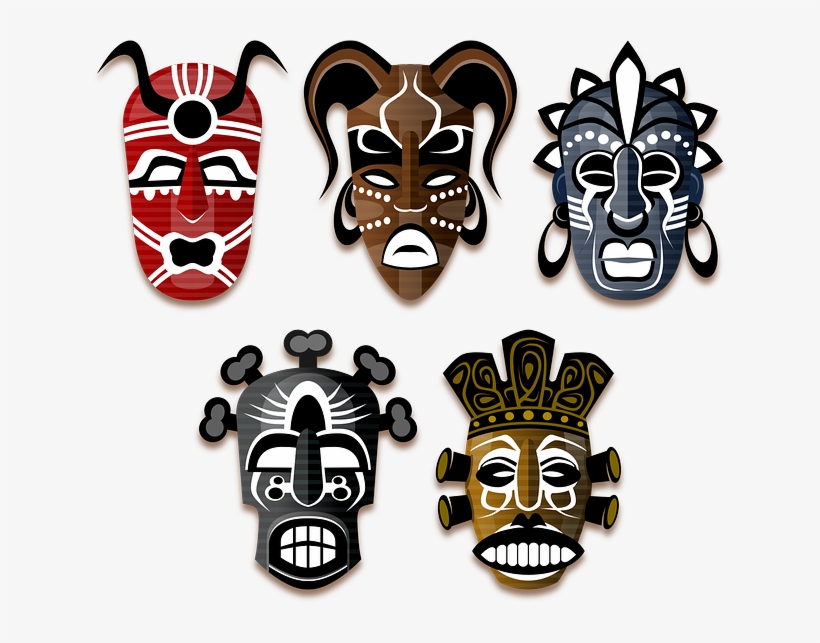 His Dad Was A Doctor Who Studied Tropical Diseases - African Tribal Masks Designs, transparent png