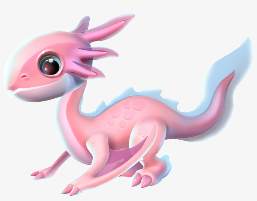 Axolotl Dragon, transparent png