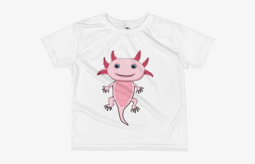 Mexican Axolotl Salamander Kids Sublimation T-shirt - Dōjinshi, transparent png