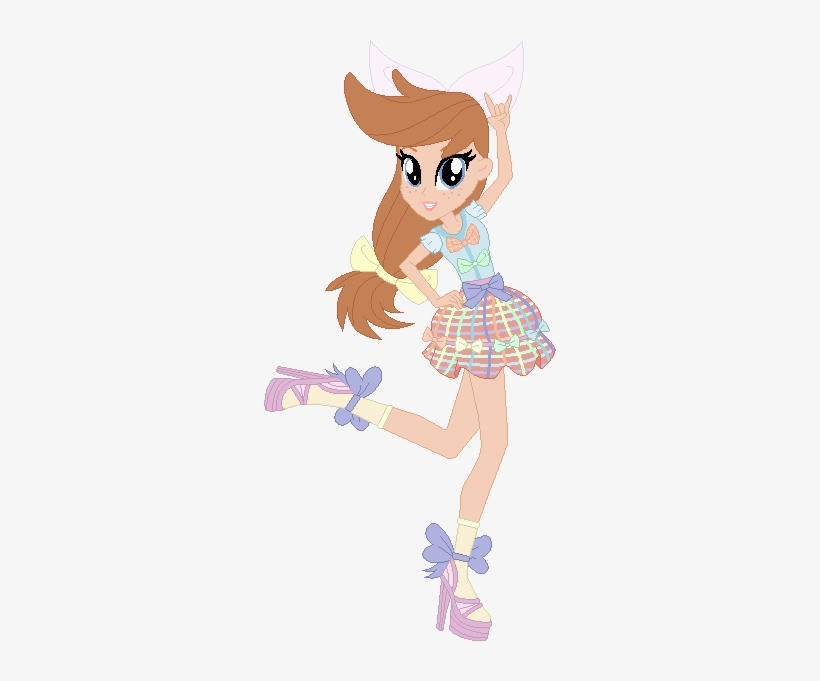 Archerinblue, Bow, Dancing, Deaf, Equestria Girls, - Cartoon, transparent png