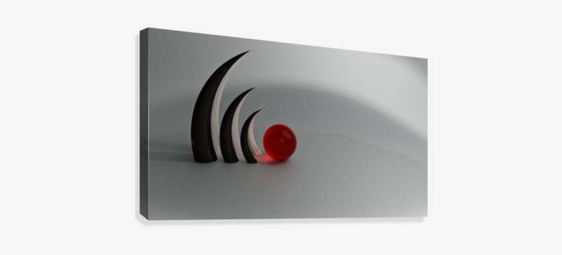 Horns 3d Canvas Print - Saucer, transparent png