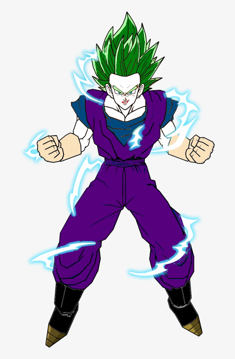 Joka-face - Vegetto Ssj1, transparent png