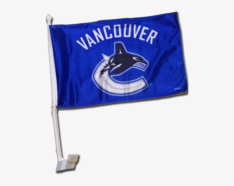 Vancouver Canucks Window Mounted Car Flag - Vancouver Canucks Hockey Puck, transparent png