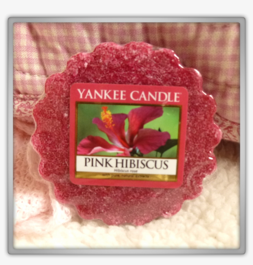 Download Wax Tart Clipart Tart Wax Yankee Candle - Yankee Candle Pink Hibiscus Wax Melt, transparent png