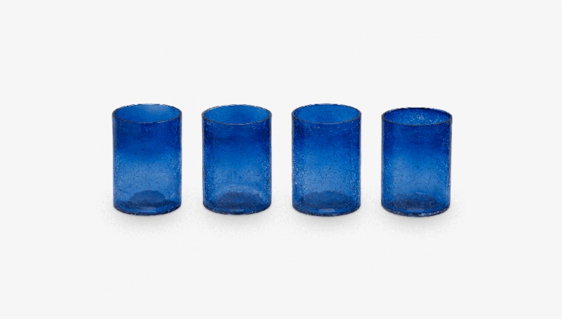 Blue Burst Glass Votive - Vase, transparent png