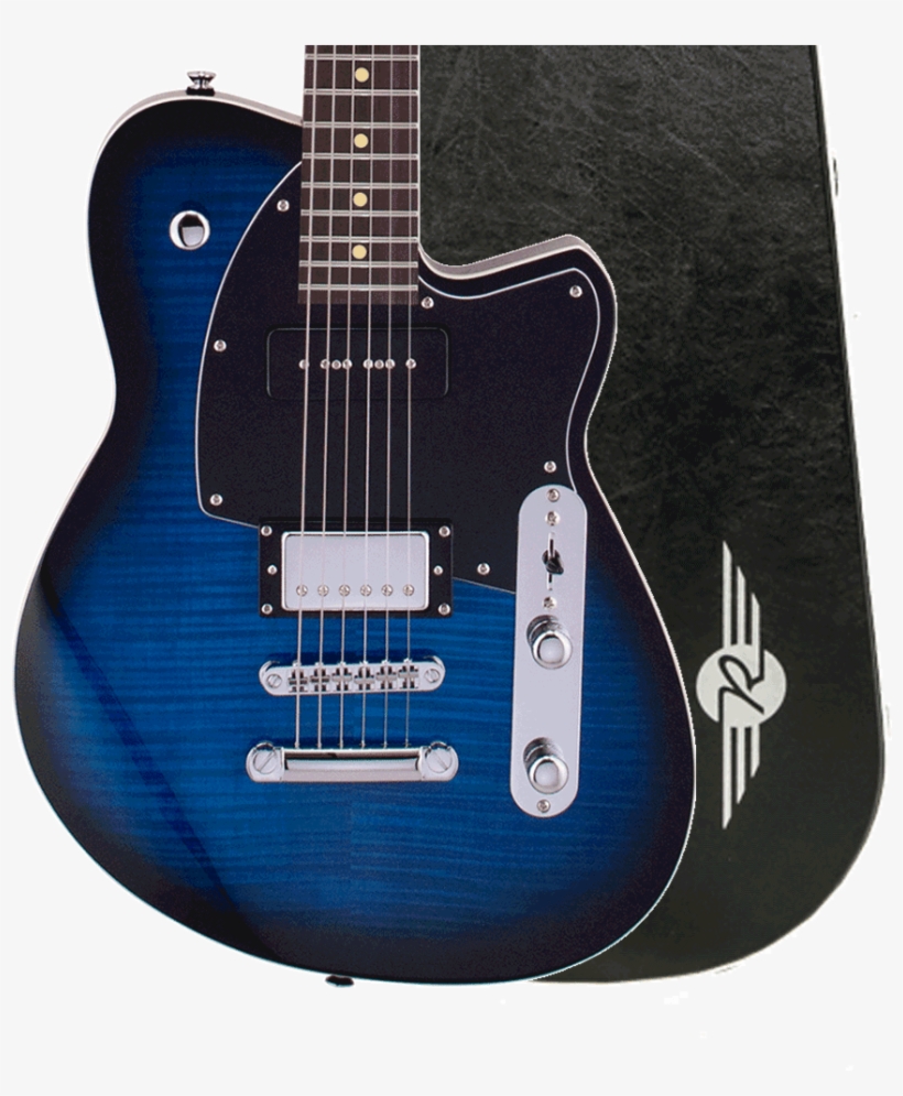 Reverend Double Agent Og With Rosewood Fingerboard - Reverend Charger 290 Tobacco Burst, transparent png