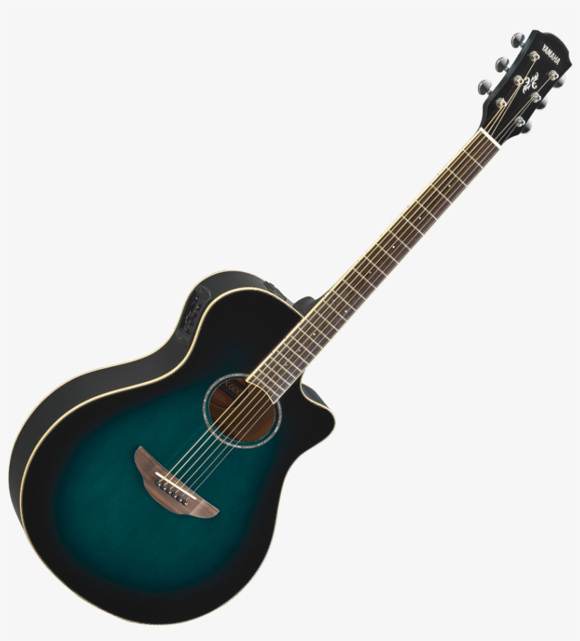 Yamaha Apx600 Acoustic-electric Guitar - Yamaha Apx 600 Bl, transparent png