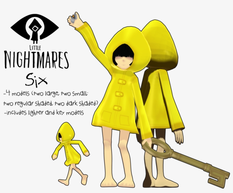 [little Nightmares] Six Dl By Razrrjunko - Little Nightmares Six Mmd, transparent png